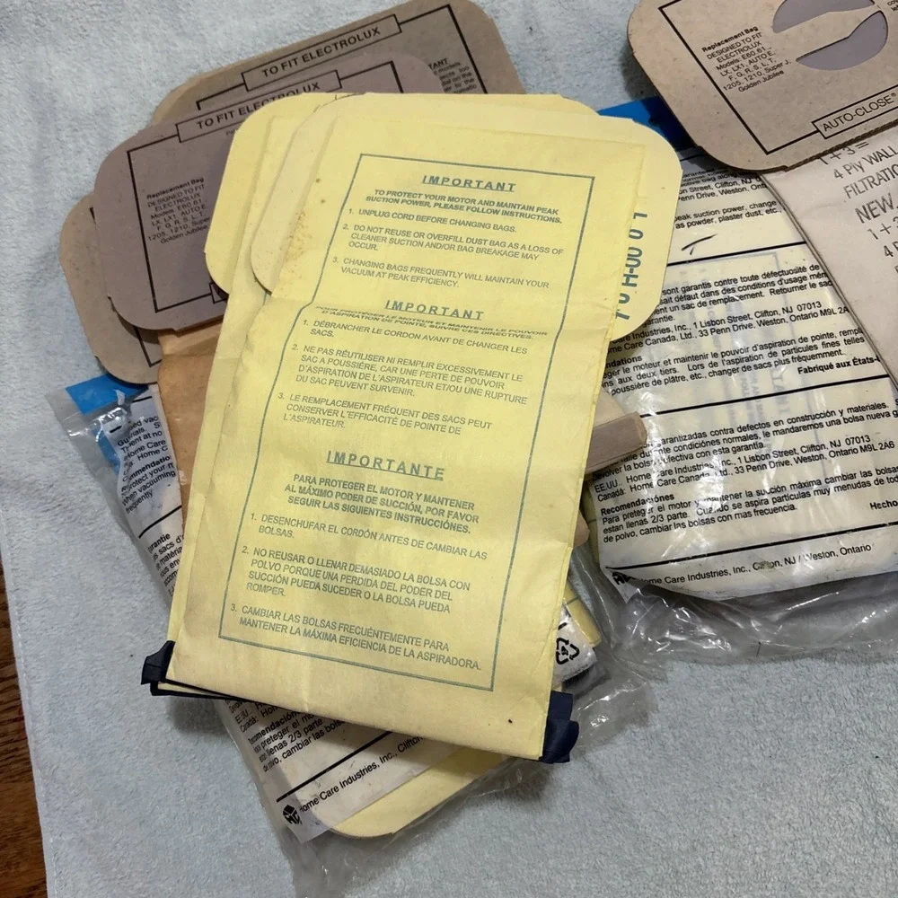 Lot‎ of  13 Bags Home Care Vacuum Bags For Electrolux Canister Tank #3020